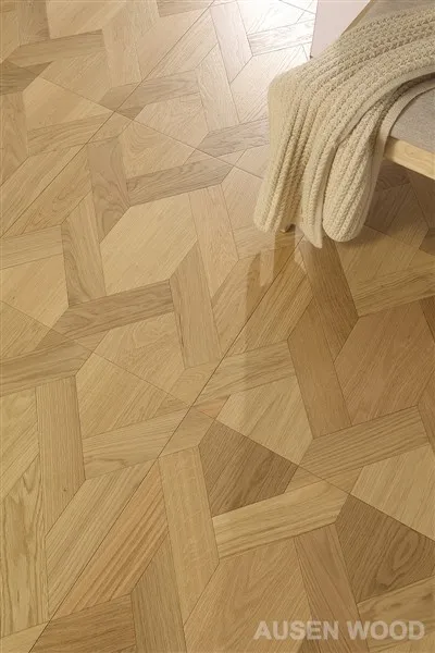 Chinese Knots-European Oak Square Parquet